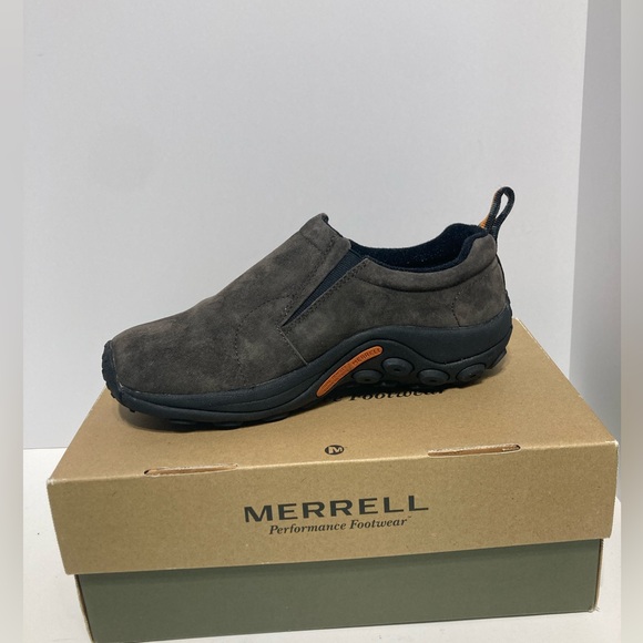 Merrell Shoes - Merrell Women’s Dark Gray Suede Slip-On Loafers